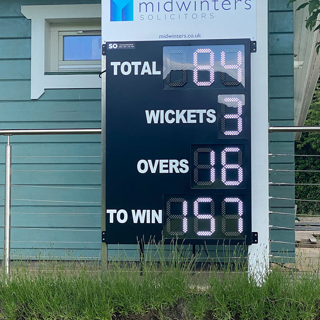 9 Digit Mobile LED Cricket Scoreboard