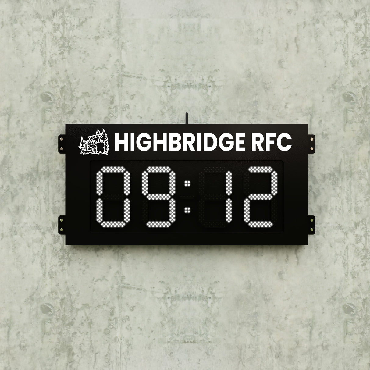 Electronic Clock Display (24 Hour Clock, Stopwatch or Home & Away Scores)