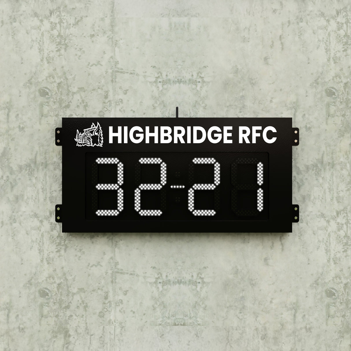 Electronic Clock Display (24 Hour Clock, Stopwatch or Home & Away Scores)