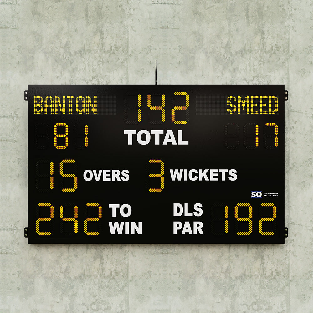 22 Digit LED Cricket Scoreboard with DLS and Player Names