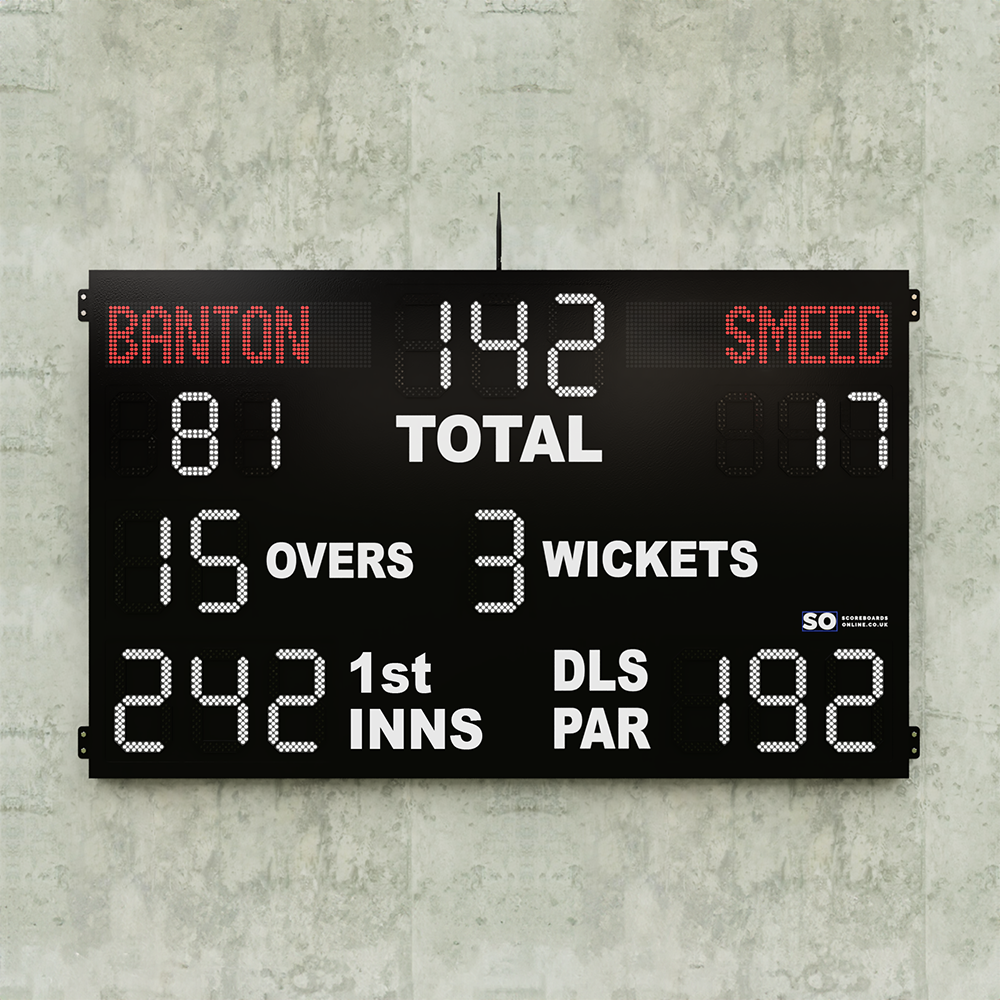 22 Digit LED Cricket Scoreboard with DLS and Player Names