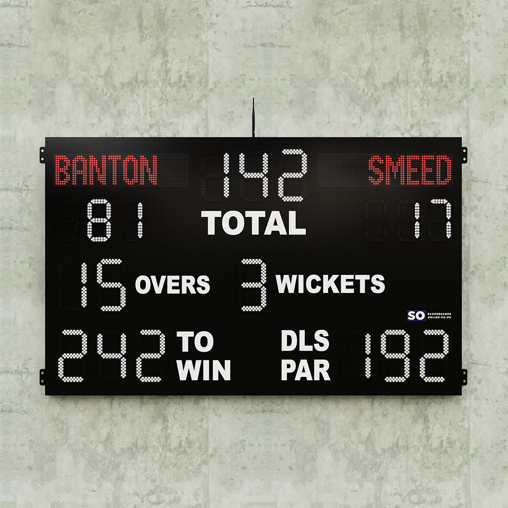 22 Digit LED Cricket Scoreboard with DLS and Player Names