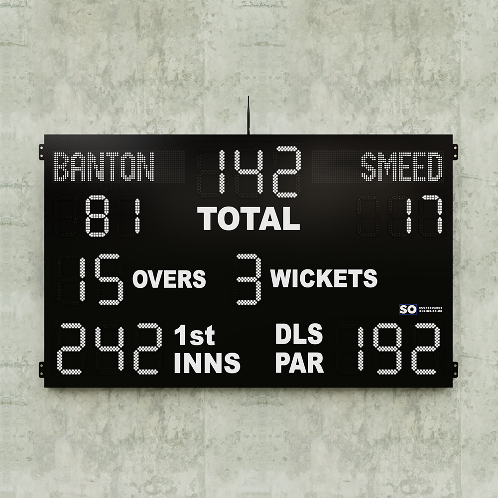 22 Digit LED Cricket Scoreboard with DLS and Player Names