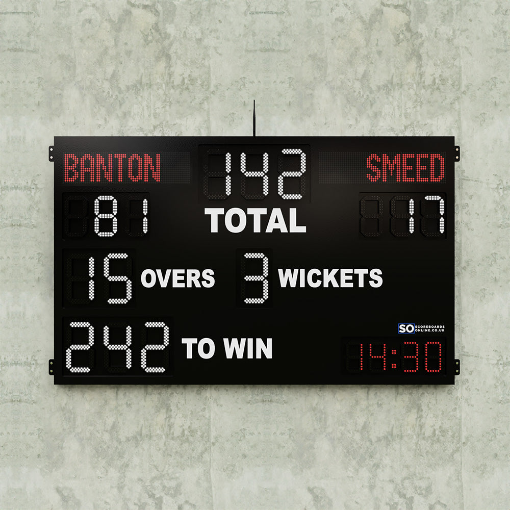 23 Digit LED Cricket Scoreboard with Player Names