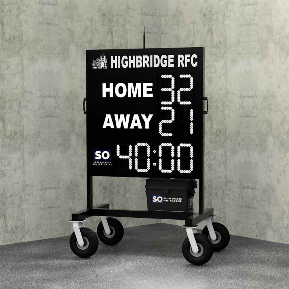 Personalised 4 Digit Compact Scoreboard with Timer
