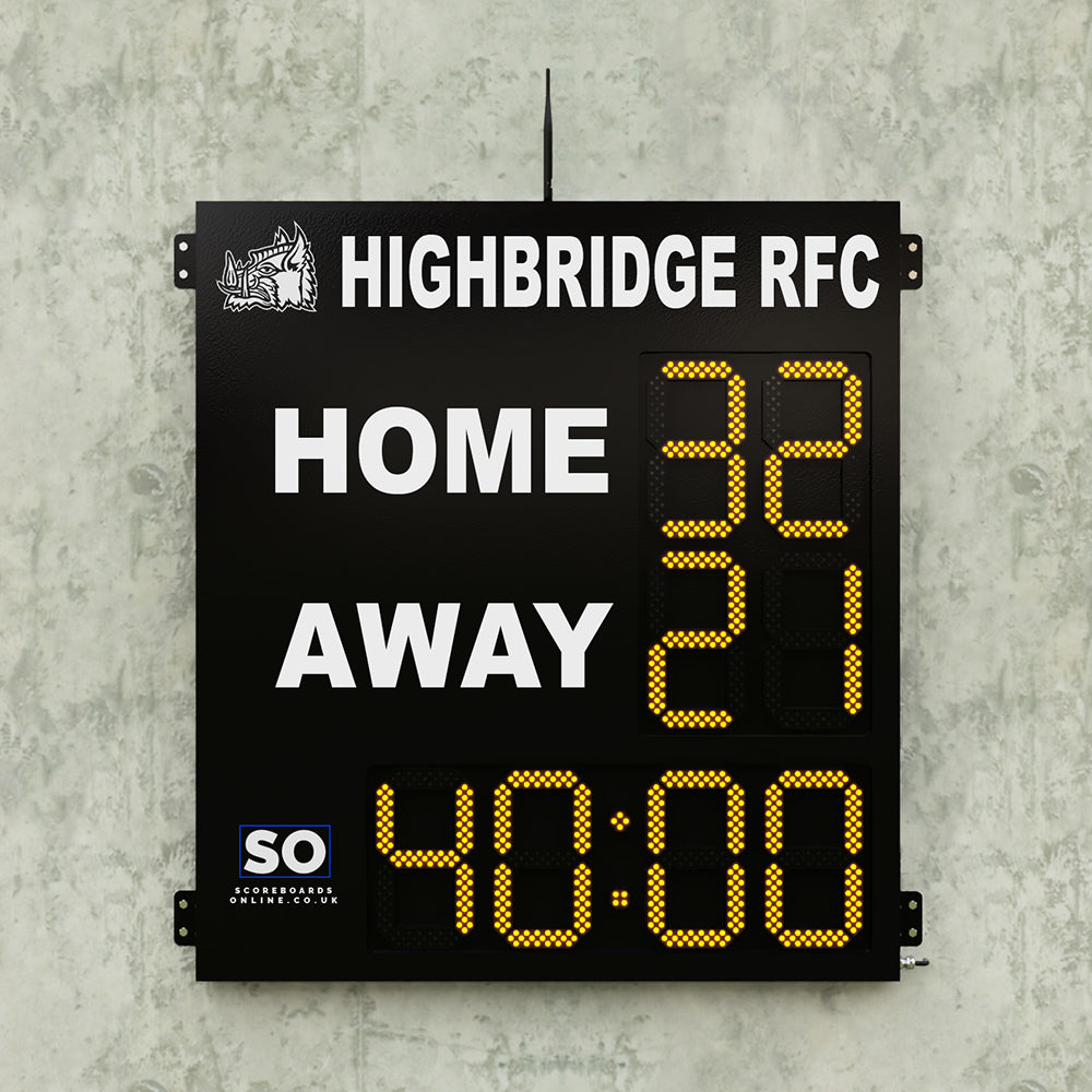 Personalised 4 Digit Compact Scoreboard with Timer