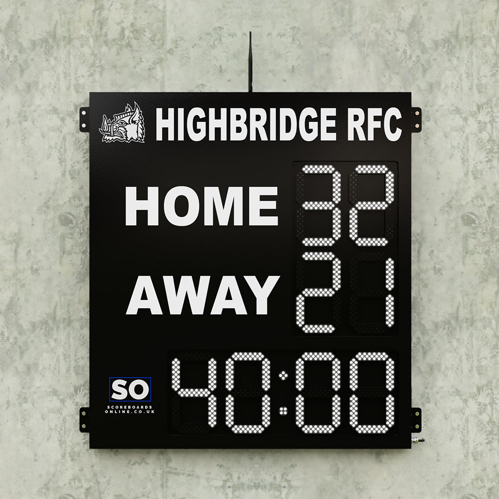 Personalised 4 Digit Compact Scoreboard with Timer