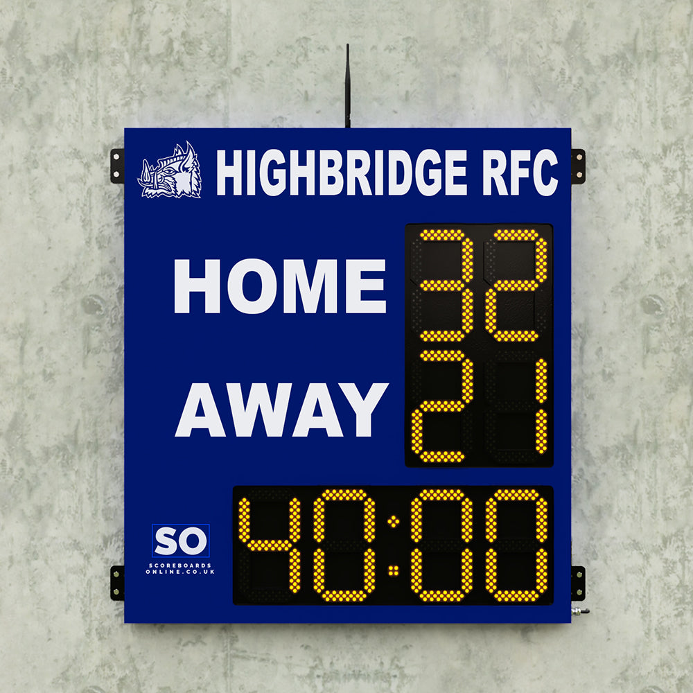 Personalised 4 Digit Compact Scoreboard with Timer