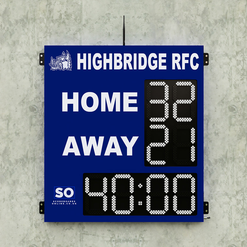 Personalised 4 Digit Compact Scoreboard with Timer