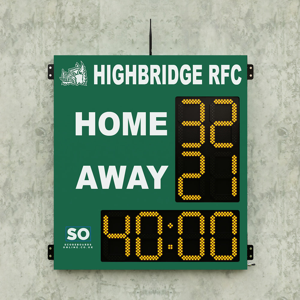 Personalised 4 Digit Compact Scoreboard with Timer