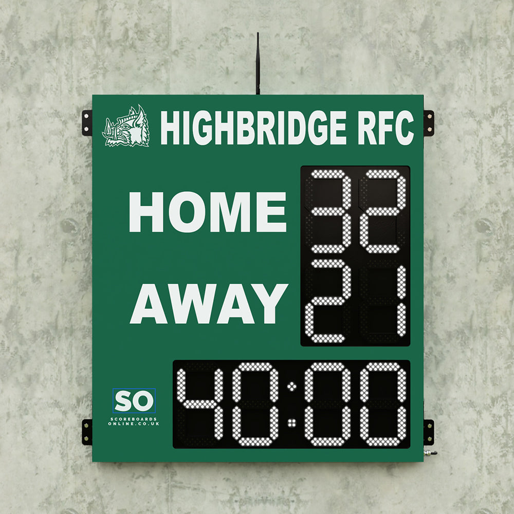 Personalised 4 Digit Compact Scoreboard with Timer
