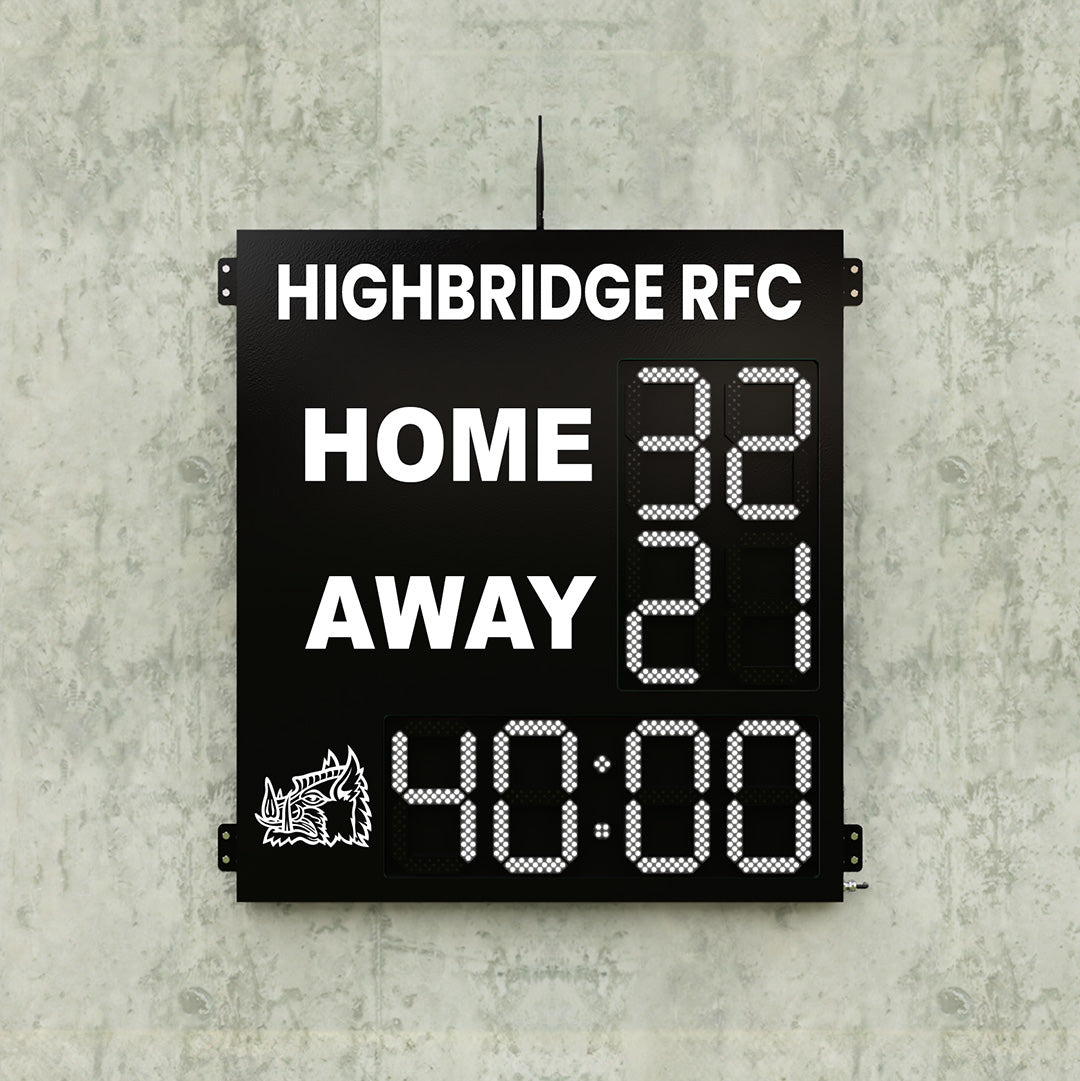 Personalised 4 Digit Compact Scoreboard with Timer