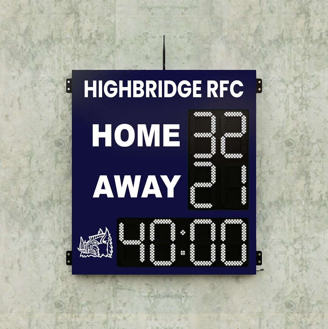 Personalised 4 Digit Compact Scoreboard with Timer