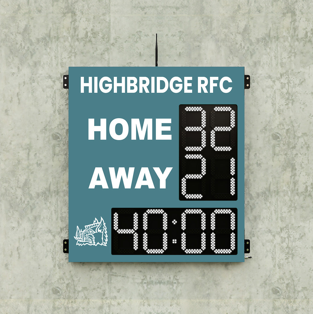 Personalised 4 Digit Compact Scoreboard with Timer