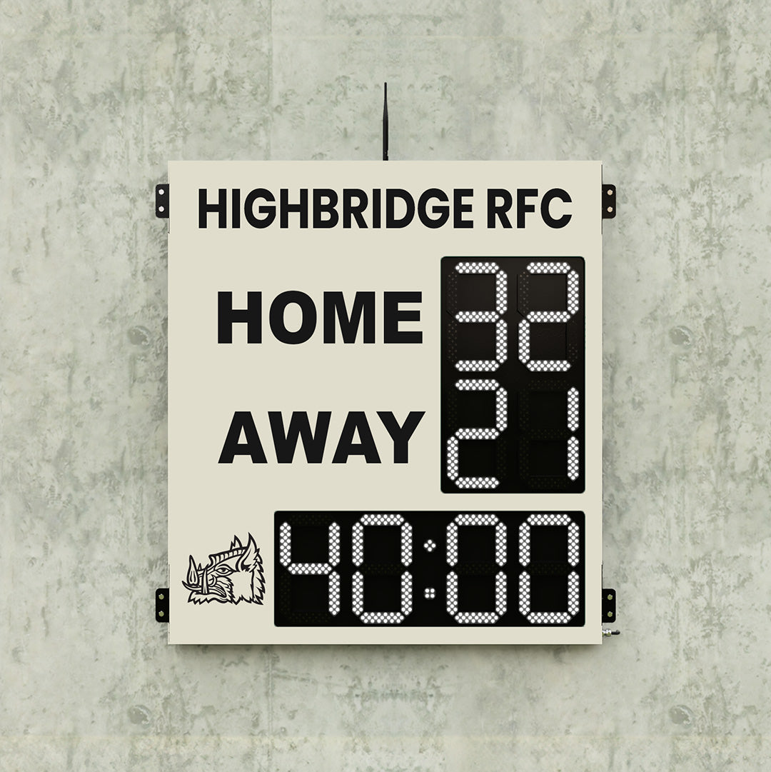 Personalised 4 Digit Compact Scoreboard with Timer