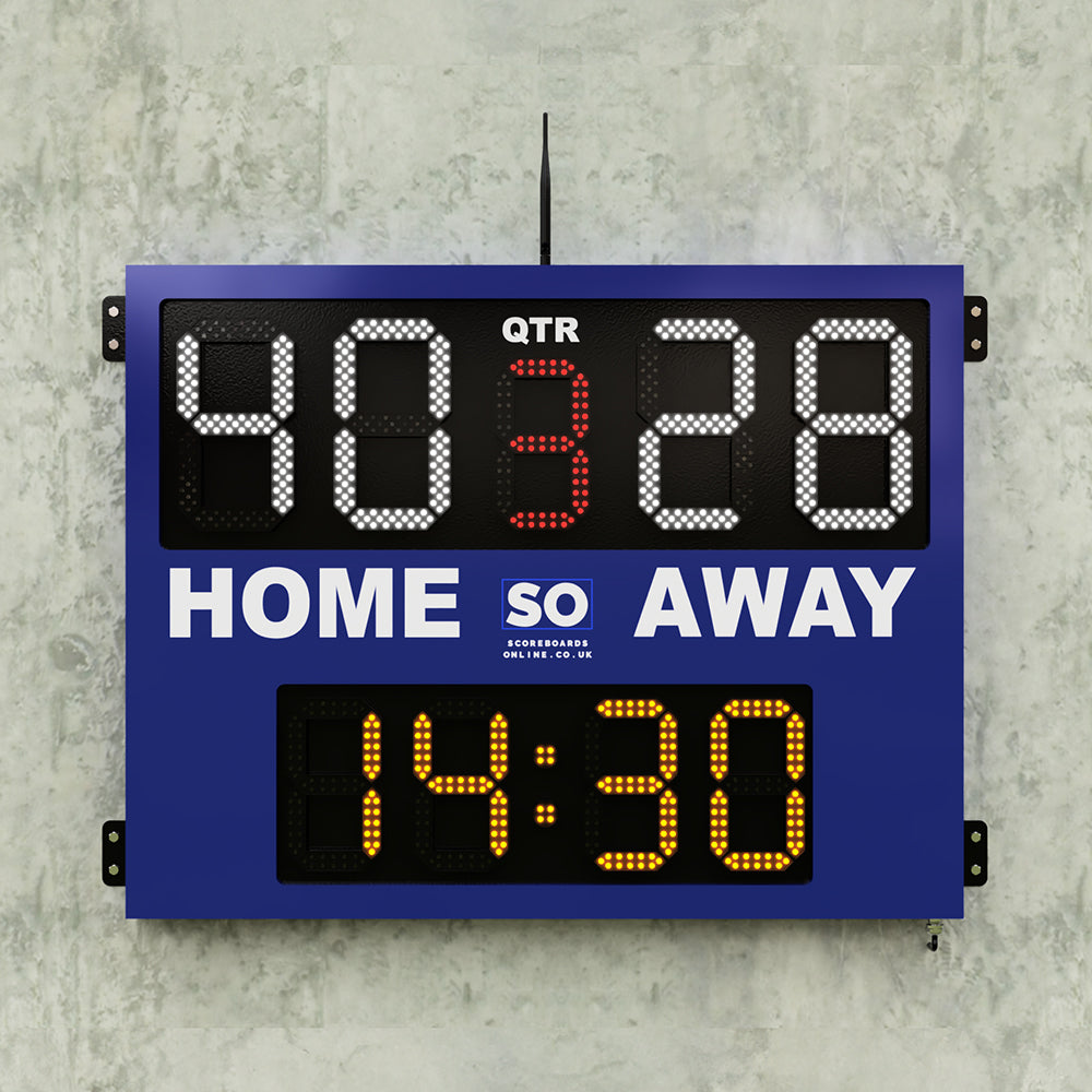 Home & Away Scoreboard with Period and Timer