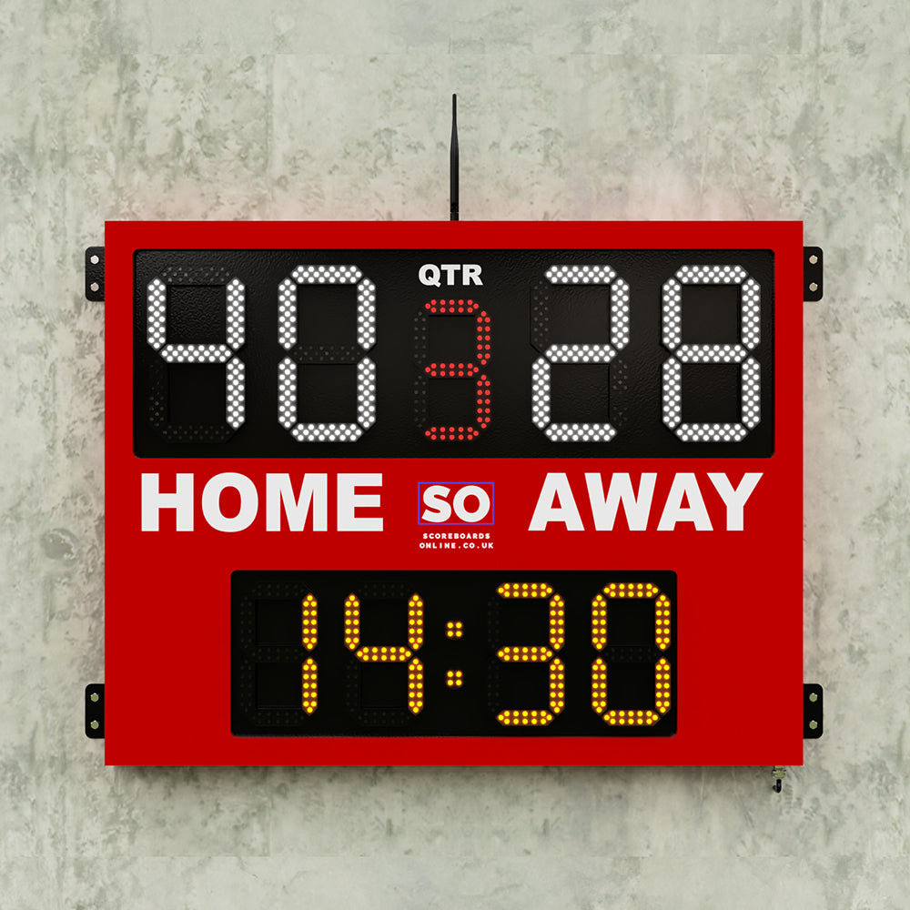 Home & Away Scoreboard with Period and Timer