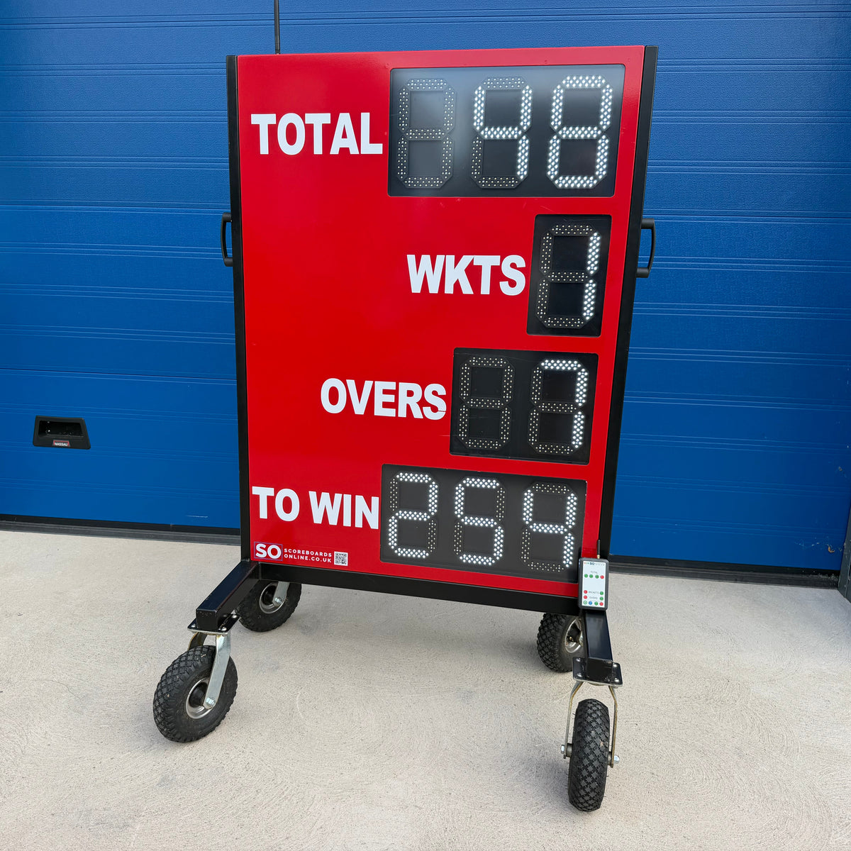 Ex-Demo 9 Digit Mobile LED Cricket Scoreboard