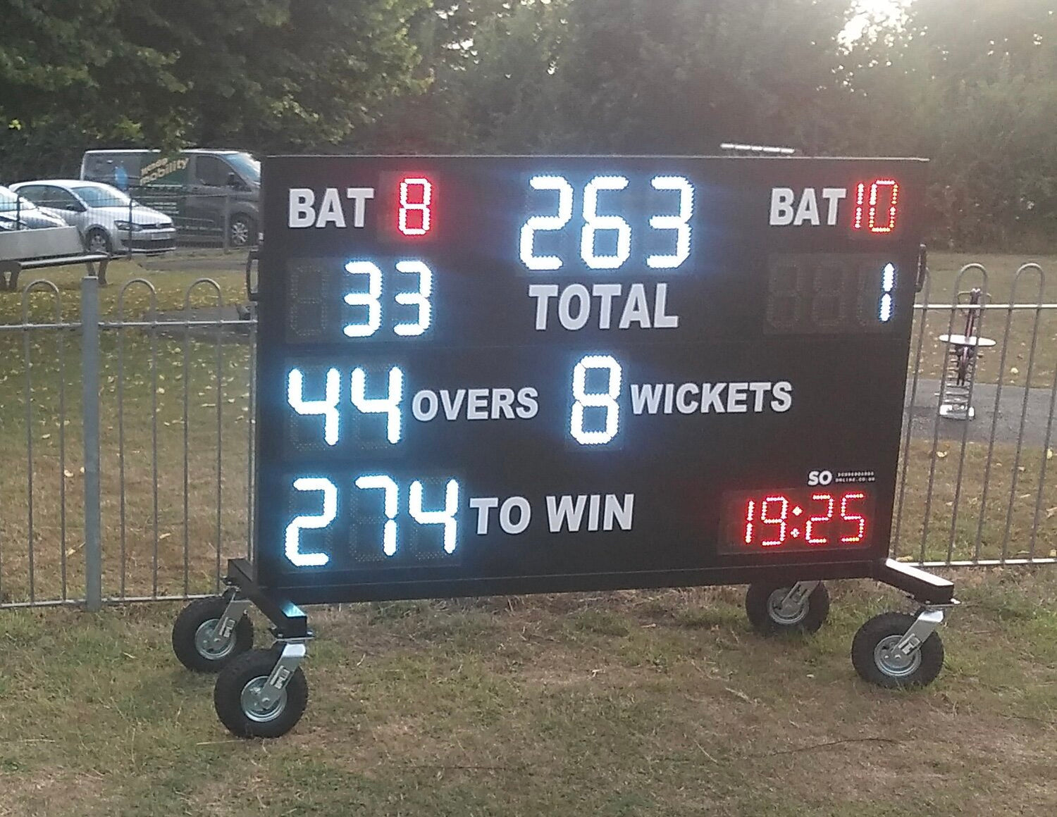 23 Digit LED Cricket Scoreboard with Player Names