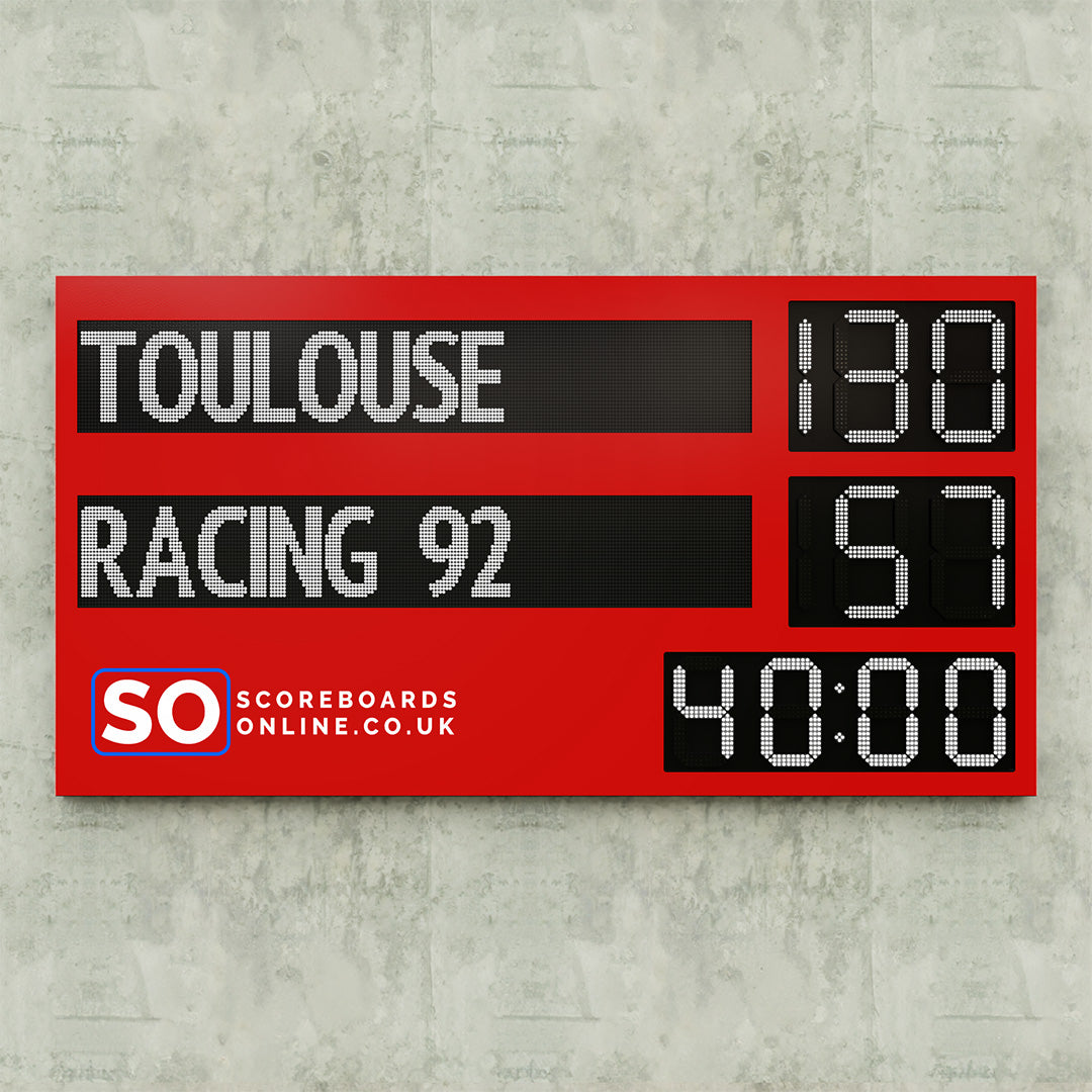ProXL Scoreboard with Editable LED Names & Timer