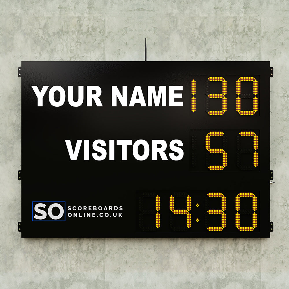 Personalised 6 Digit LED Rugby Scoreboard with Timer