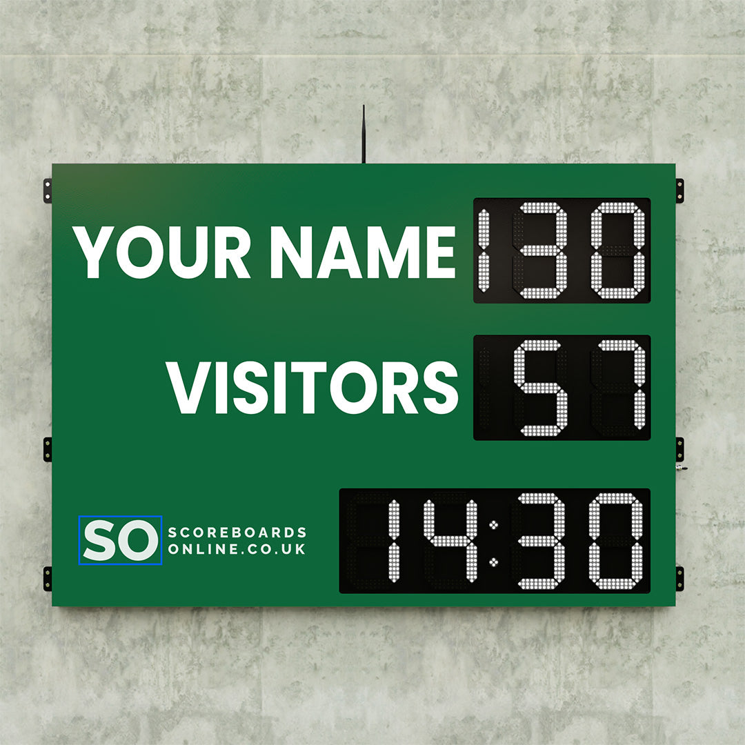 Personalised 6 Digit LED Rugby Scoreboard with Timer
