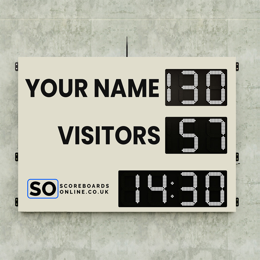 Personalised 6 Digit LED Rugby Scoreboard with Timer