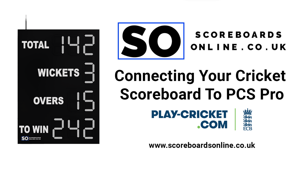 Connecting Your Scoreboard To PCS Pro (Laptop) – Scoreboards Online