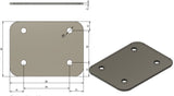 60mm x 80mm Fixing Plate