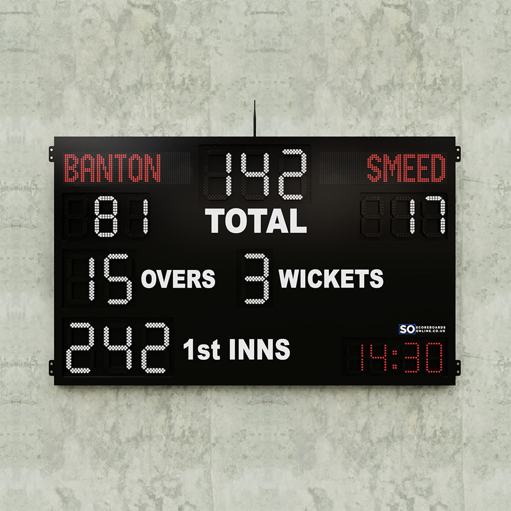 23 Digit LED Cricket Scoreboard with Player Names