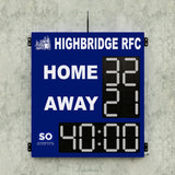 Personalised 4 Digit Compact Scoreboard with Timer