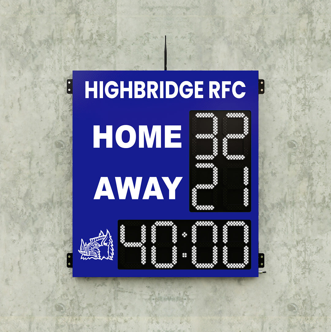 Personalised 4 Digit Compact Scoreboard with Timer