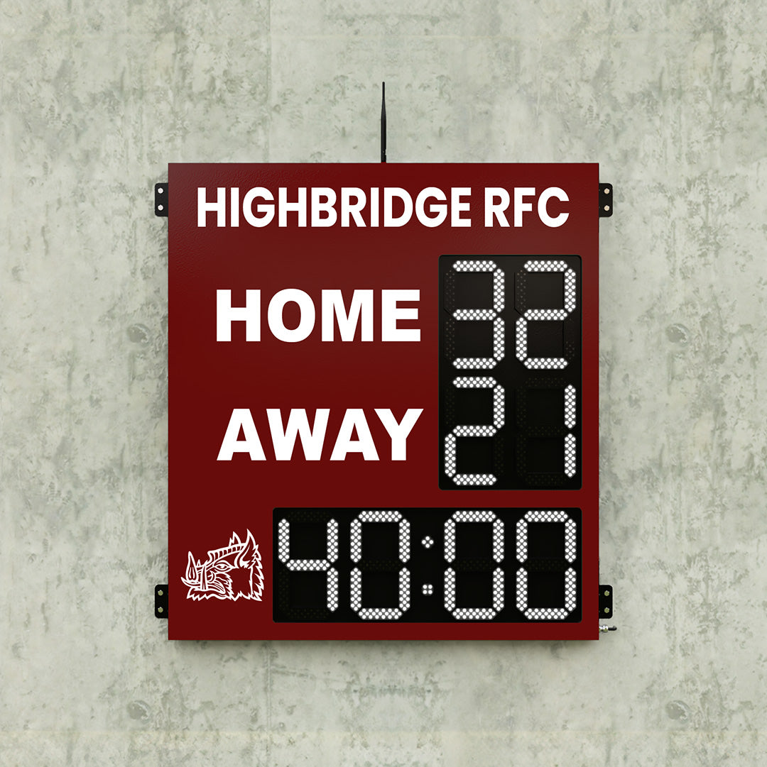 Personalised 4 Digit Compact Scoreboard with Timer