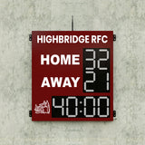 Personalised 4 Digit Compact Scoreboard with Timer