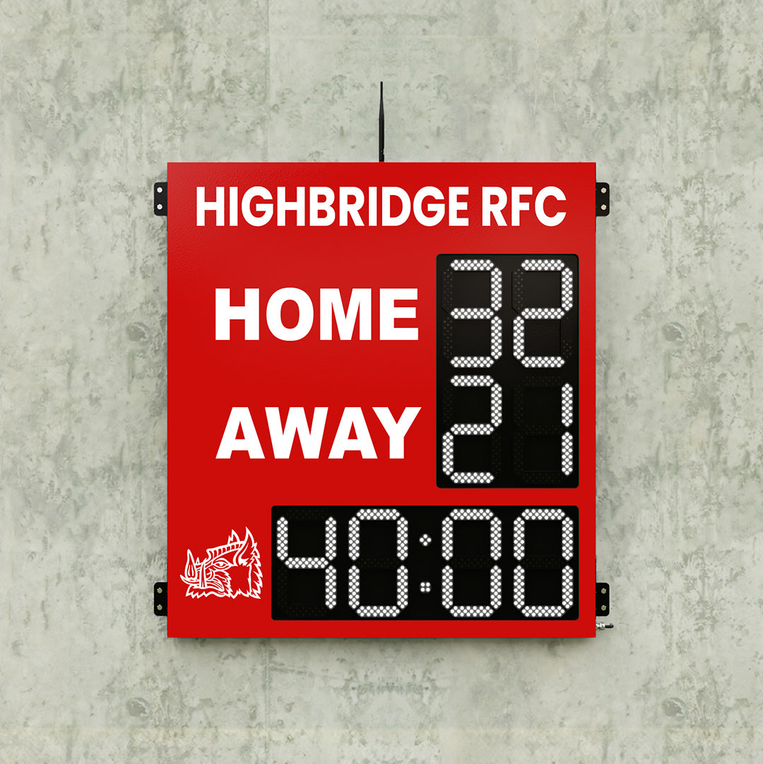 Personalised 4 Digit Compact Scoreboard with Timer