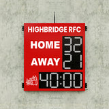 Personalised 4 Digit Compact Scoreboard with Timer