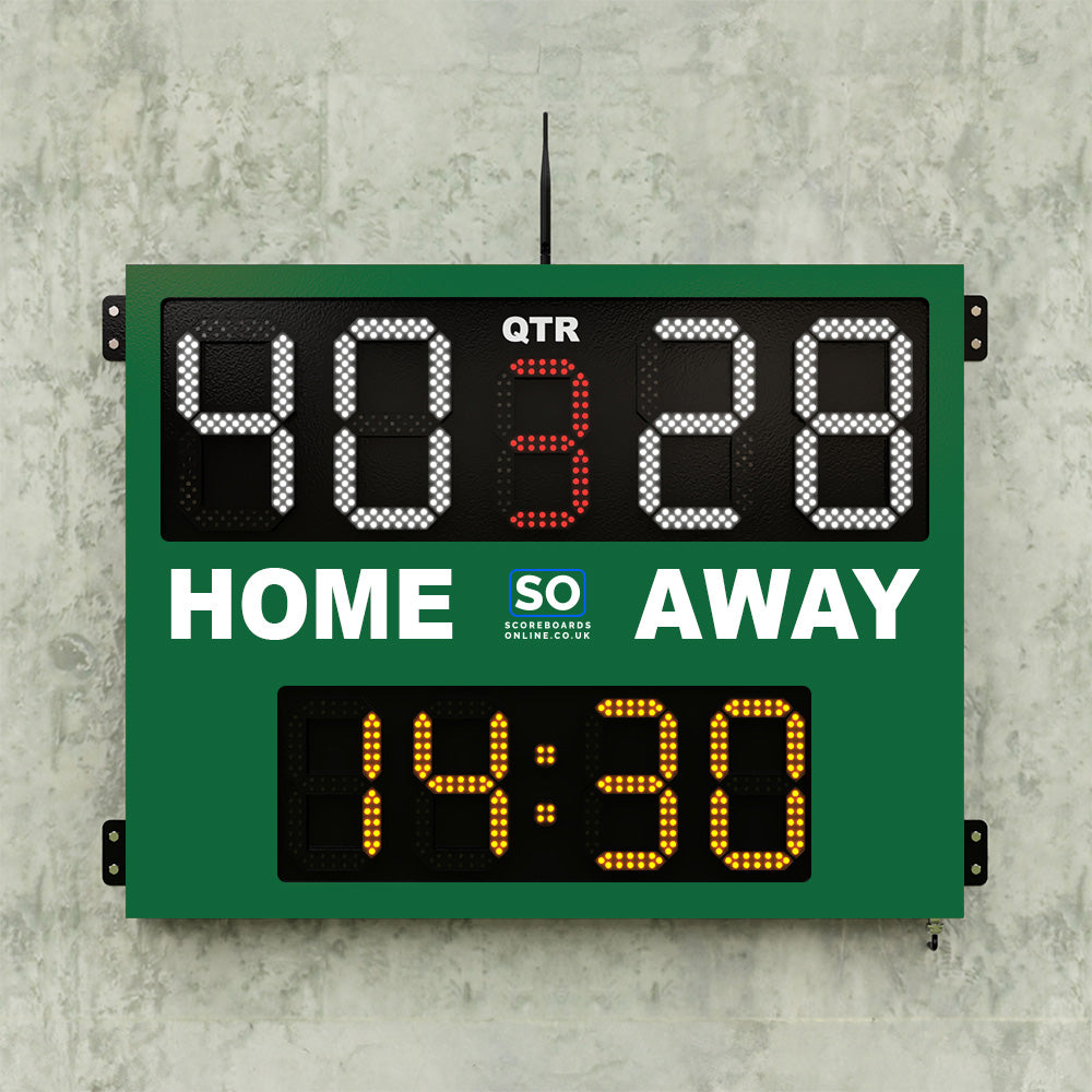 Home & Away Scoreboard with Period and Timer