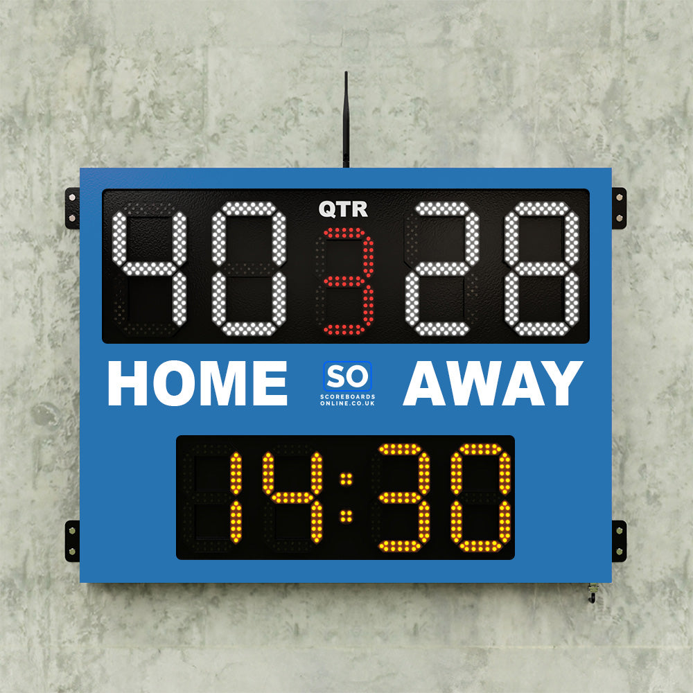 Home & Away Scoreboard with Period and Timer
