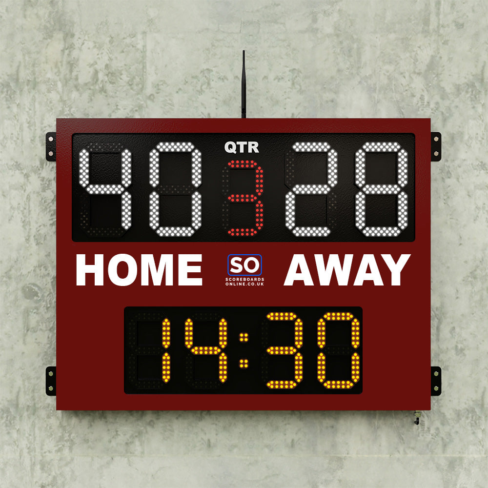 Home & Away Scoreboard with Period and Timer