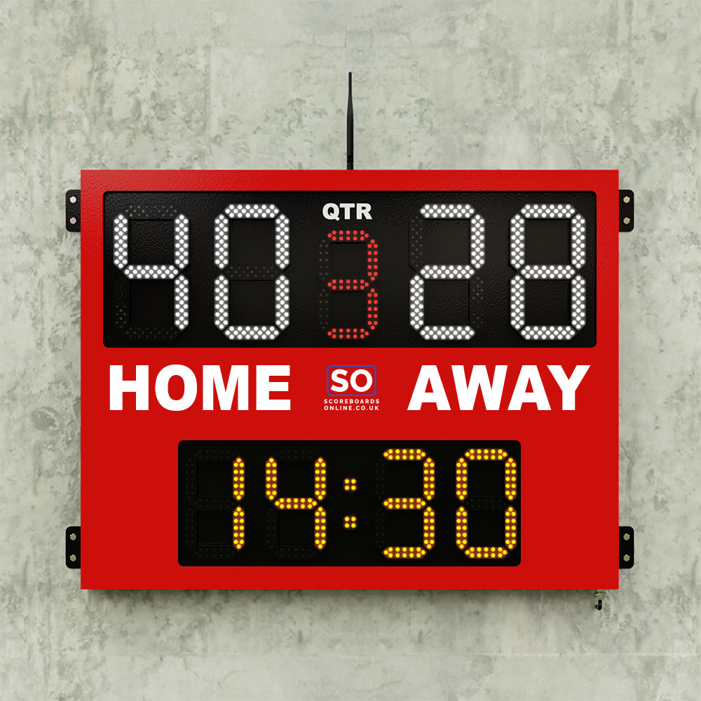 Home & Away Scoreboard with Period and Timer