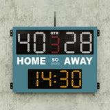 Home & Away Scoreboard with Period and Timer