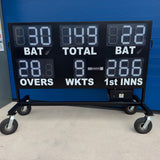Ex-Demo 16 Digit Large Mobile Cricket Scoreboard - with 10" digits