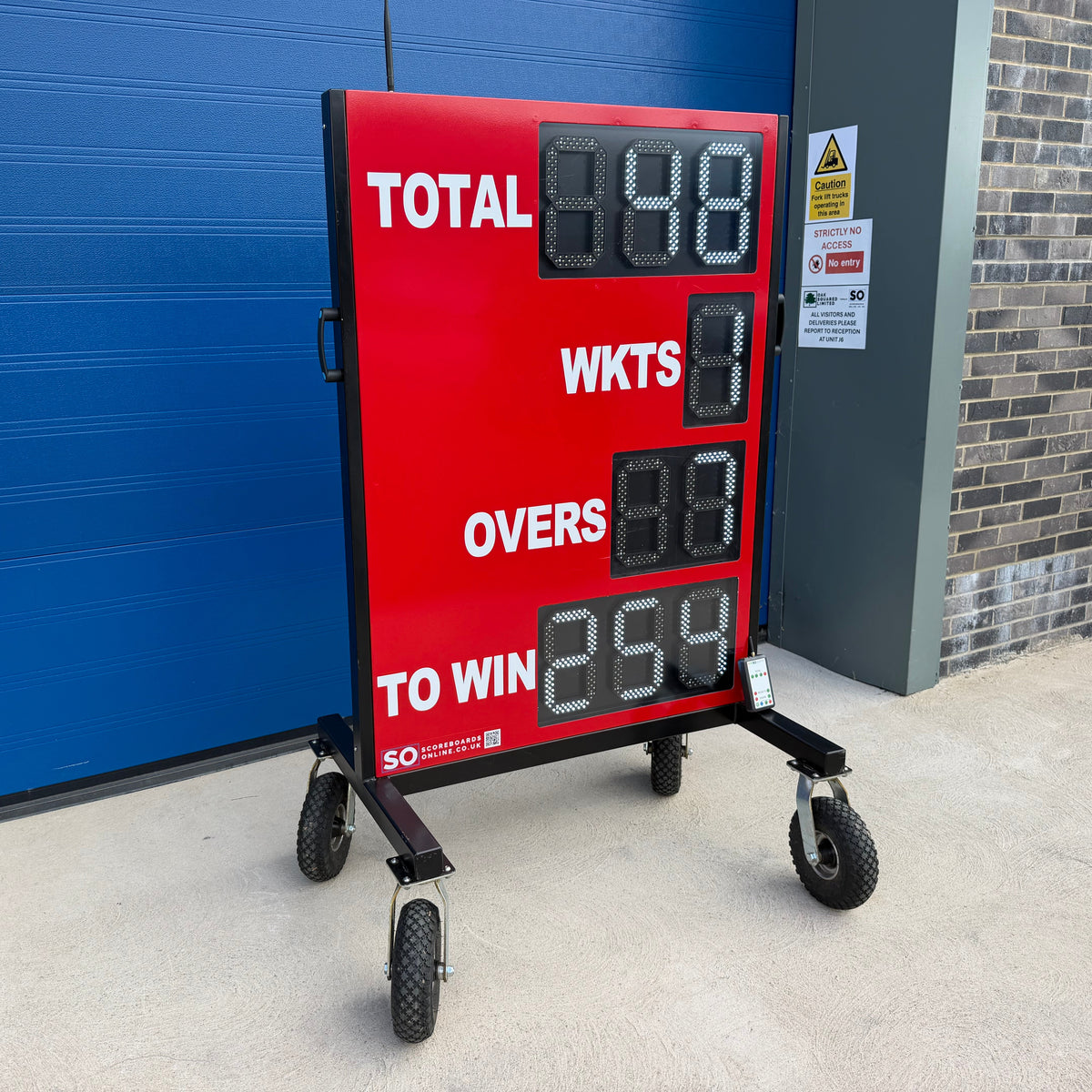 Ex-Demo 9 Digit Mobile LED Cricket Scoreboard