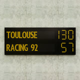 Large 6 Digit Pro Scoreboard with Editable LED Names