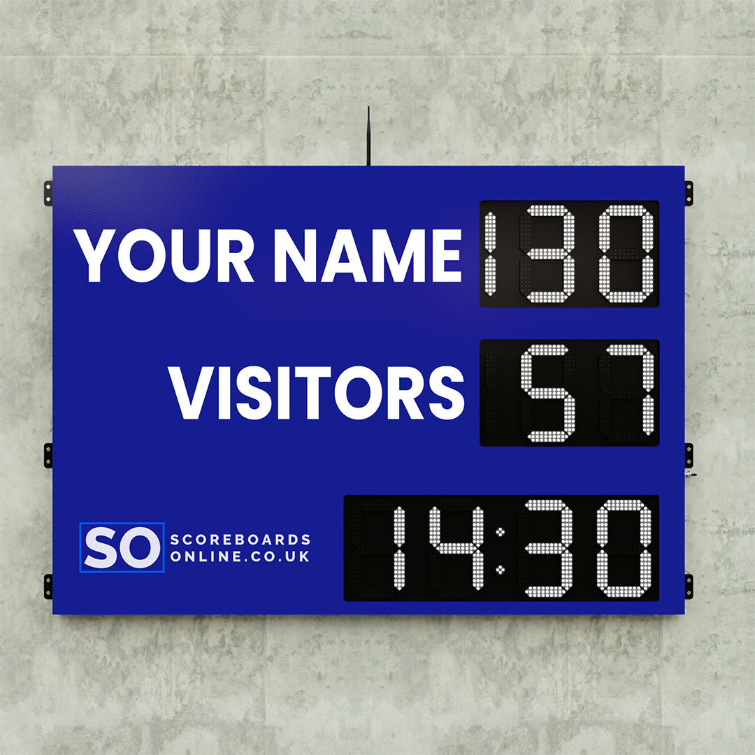 Personalised 6 Digit LED Rugby Scoreboard with Timer