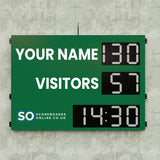 Personalised 6 Digit LED Rugby Scoreboard with Timer