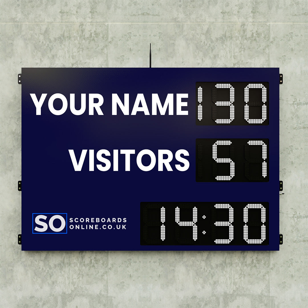 Personalised 6 Digit LED Rugby Scoreboard with Timer