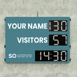 Personalised 6 Digit LED Rugby Scoreboard with Timer